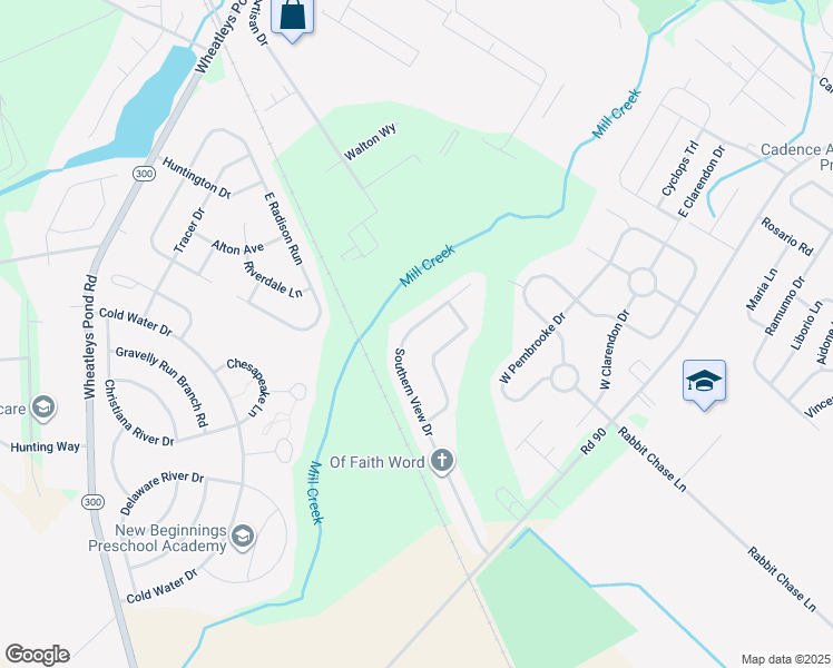 map of restaurants, bars, coffee shops, grocery stores, and more near 514 Southern View Drive in Smyrna