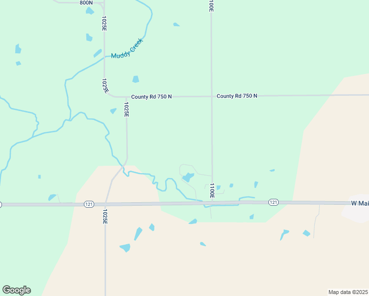 map of restaurants, bars, coffee shops, grocery stores, and more near 713-753 County Road 1100 East in Toledo