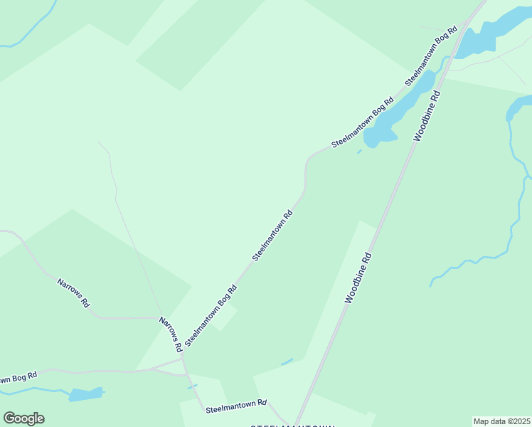 map of restaurants, bars, coffee shops, grocery stores, and more near 500 Steelmantown Road in Woodbine
