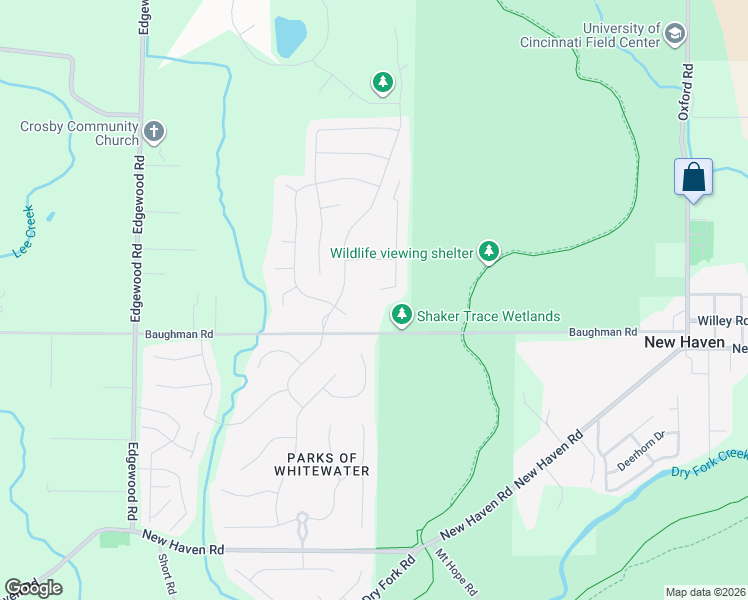 map of restaurants, bars, coffee shops, grocery stores, and more near 1600 Garden Springs Court in Harrison