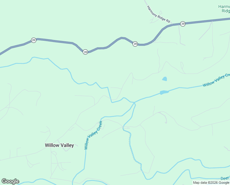 map of restaurants, bars, coffee shops, grocery stores, and more near 12598 Willow Valley Road in Nevada City