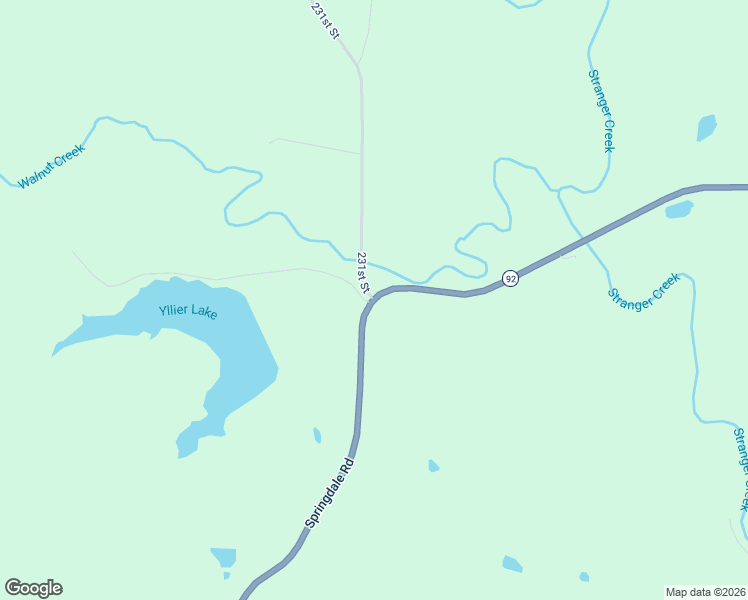 map of restaurants, bars, coffee shops, grocery stores, and more near 23076 Springdale Road in Easton