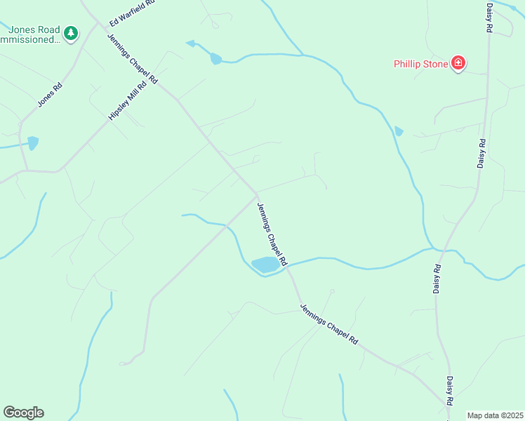 map of restaurants, bars, coffee shops, grocery stores, and more near Jennings Chapel Road in Howard County