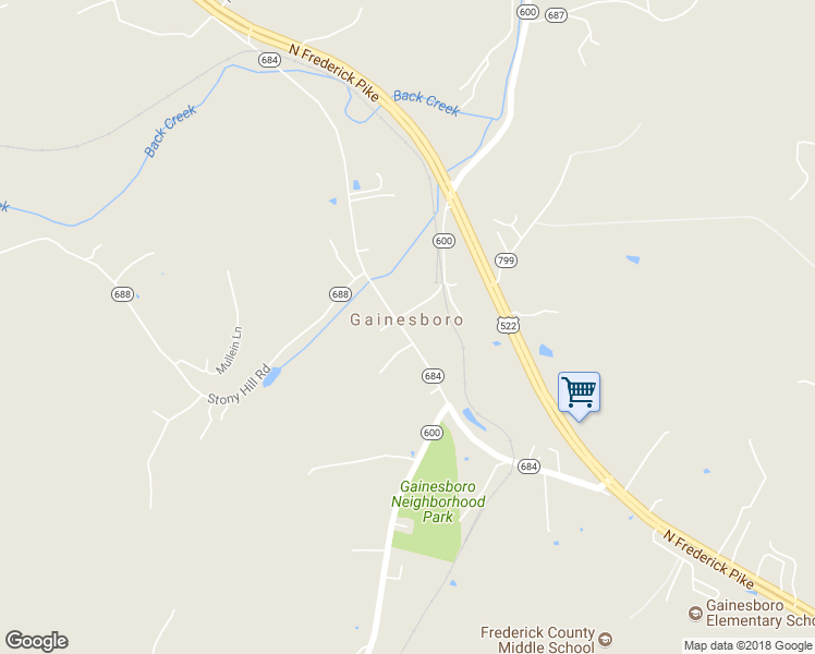 map of restaurants, bars, coffee shops, grocery stores, and more near 384 Gainesboro Road in Winchester