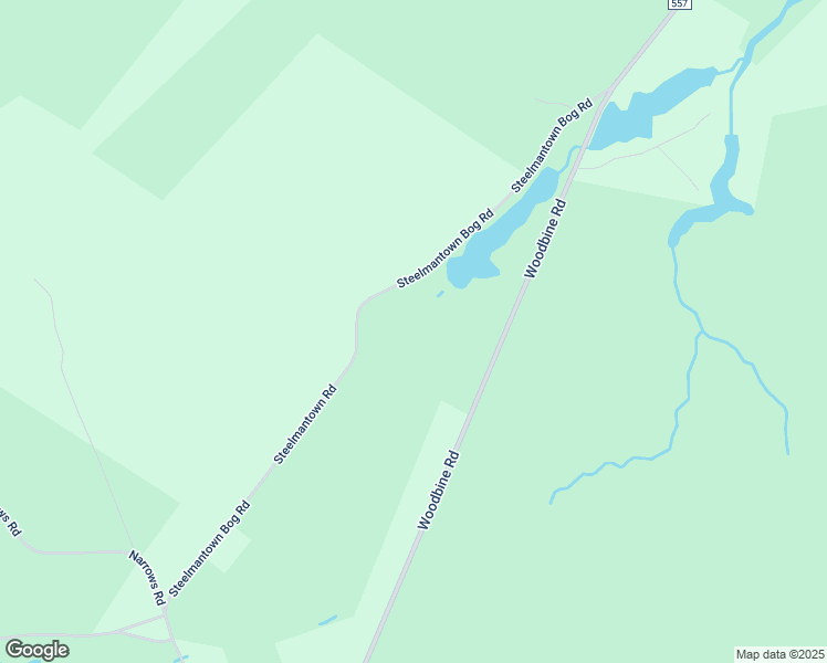 map of restaurants, bars, coffee shops, grocery stores, and more near 500 Steelmantown Road in Woodbine