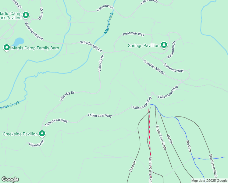 map of restaurants, bars, coffee shops, grocery stores, and more near 8255 Ehrman Drive in Truckee