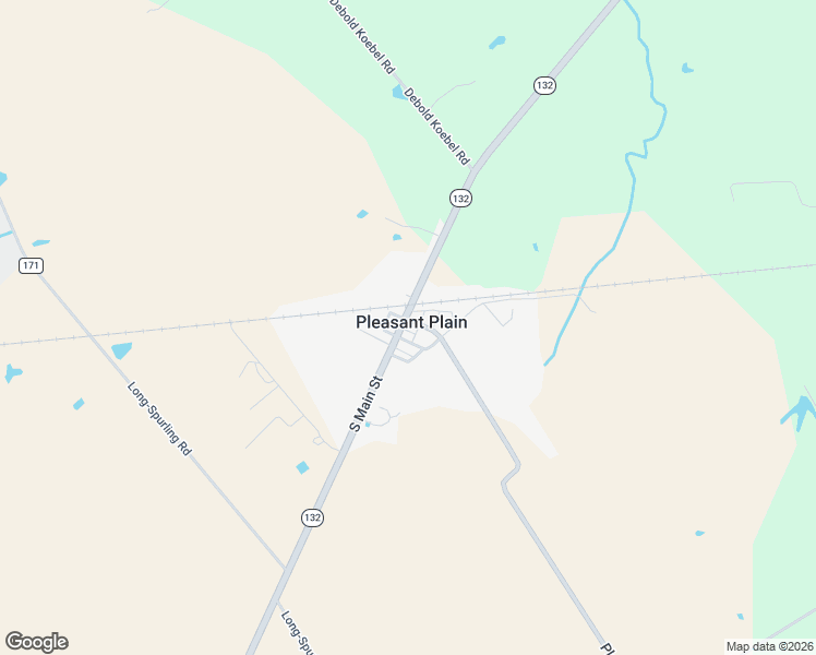 map of restaurants, bars, coffee shops, grocery stores, and more near in Pleasant Plain