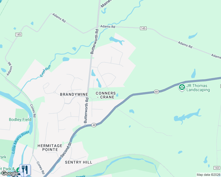 map of restaurants, bars, coffee shops, grocery stores, and more near 167 Decatur Lane in Loveland