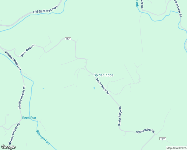map of restaurants, bars, coffee shops, grocery stores, and more near 99 Falcon Heights Road in Parkersburg