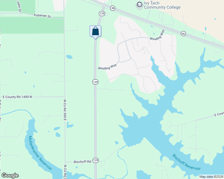 map of restaurants, bars, coffee shops, grocery stores, and more near Aspen Drive in Batesville