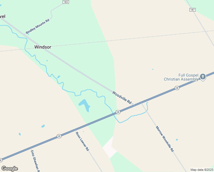 map of restaurants, bars, coffee shops, grocery stores, and more near 9860 Morrow-Woodville Road in Pleasant Plain