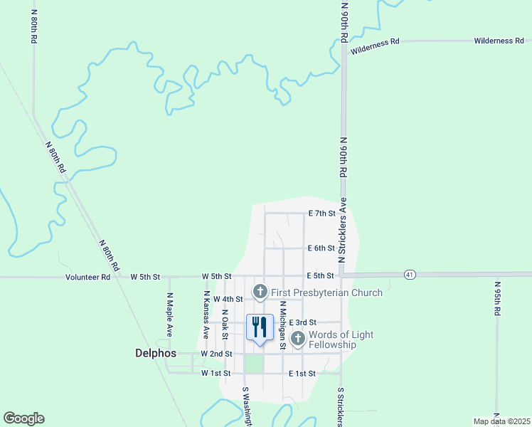 103 East 7th Street, Delphos KS Walk Score