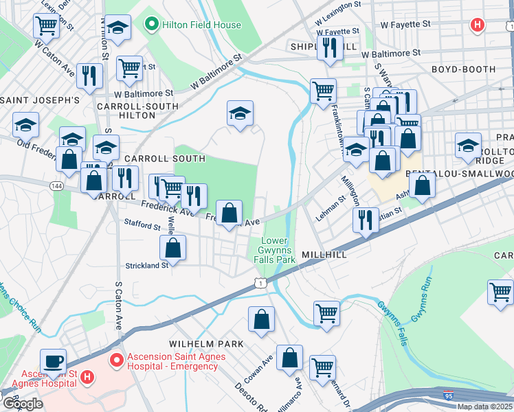 345 Font Hill Avenue, Baltimore MD Walk Score