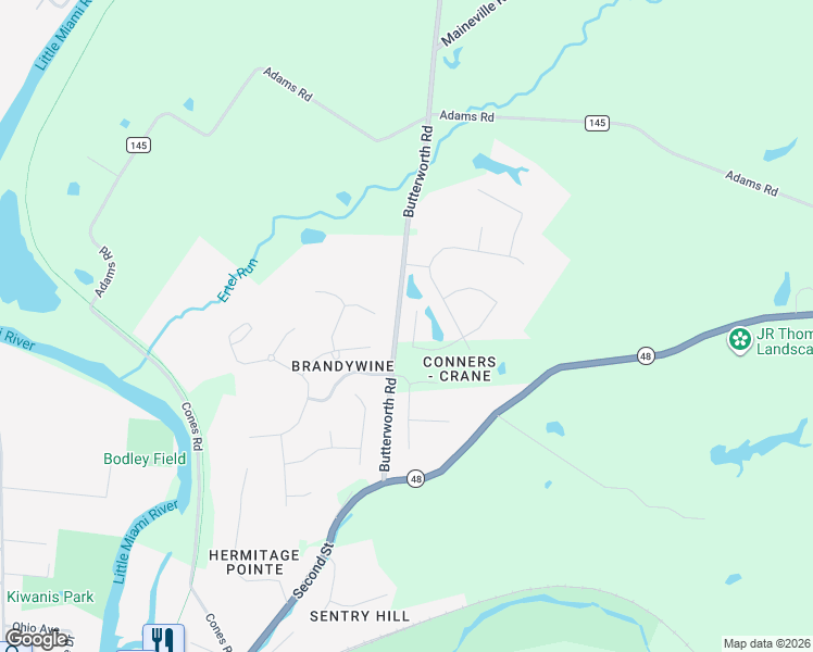 map of restaurants, bars, coffee shops, grocery stores, and more near 203 Decatur Lane in Loveland