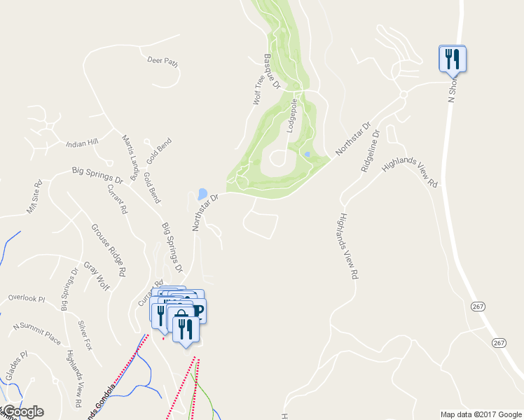 map of restaurants, bars, coffee shops, grocery stores, and more near 852 Beaver Pond in Truckee