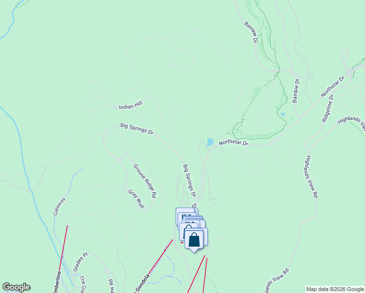 map of restaurants, bars, coffee shops, grocery stores, and more near 5019 Gold Bend in Truckee