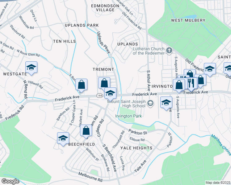 map of restaurants, bars, coffee shops, grocery stores, and more near in 