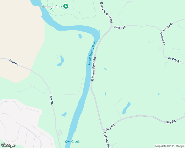 map of restaurants, bars, coffee shops, grocery stores, and more near 11010 East Miami River Road in Cincinnati
