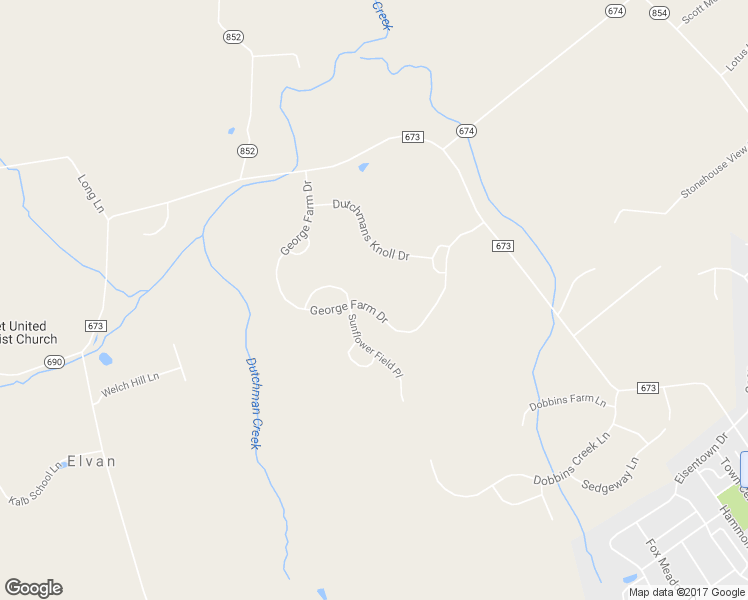 map of restaurants, bars, coffee shops, grocery stores, and more near 12002 George Farm Drive in Lovettsville