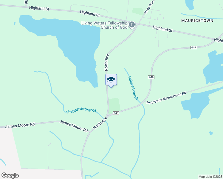 map of restaurants, bars, coffee shops, grocery stores, and more near 1308 North Avenue in Commercial Township