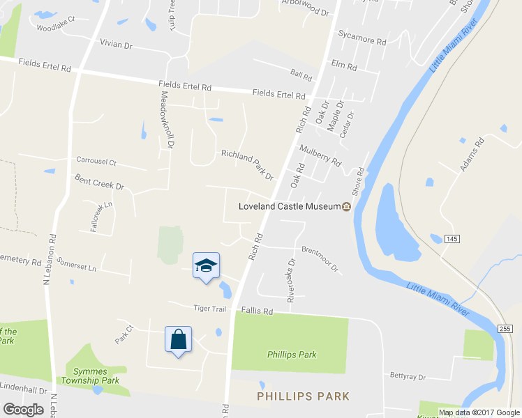 map of restaurants, bars, coffee shops, grocery stores, and more near 11976 Weeping Willow Court in Loveland