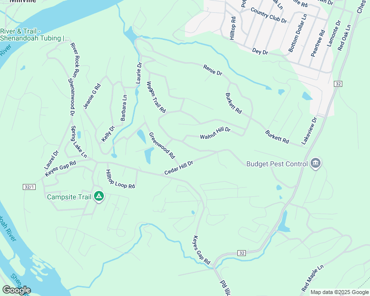 map of restaurants, bars, coffee shops, grocery stores, and more near 159 Wagon Trail Road in Harpers Ferry