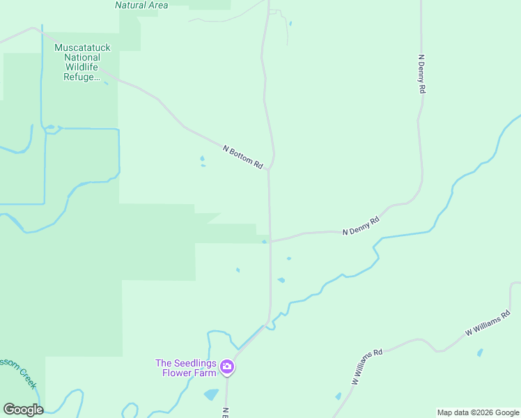 map of restaurants, bars, coffee shops, grocery stores, and more near 6717 North Bottom Road in Bloomington