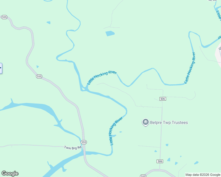 map of restaurants, bars, coffee shops, grocery stores, and more near 73 T1309 in Little Hocking
