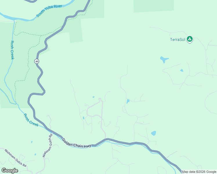 map of restaurants, bars, coffee shops, grocery stores, and more near 14370 Bodie Ridge Road in Nevada City