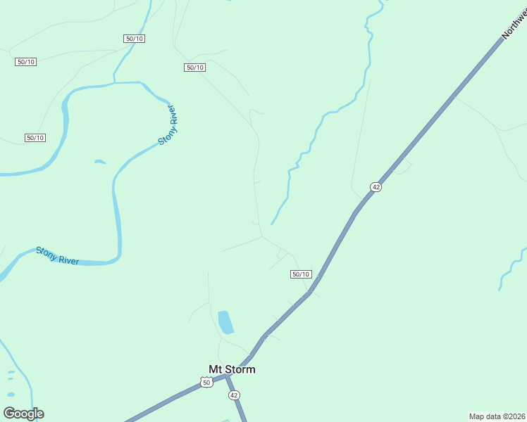 map of restaurants, bars, coffee shops, grocery stores, and more near 348 County Route 50/10 in Mount Storm