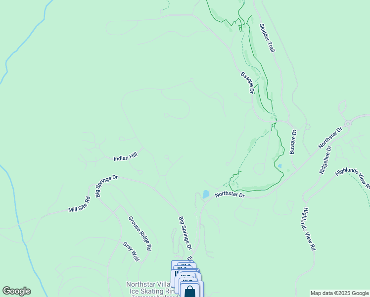 map of restaurants, bars, coffee shops, grocery stores, and more near 5115 Gold Bend in Truckee