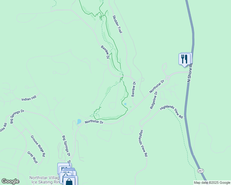 map of restaurants, bars, coffee shops, grocery stores, and more near 408 Lodgepole in Truckee