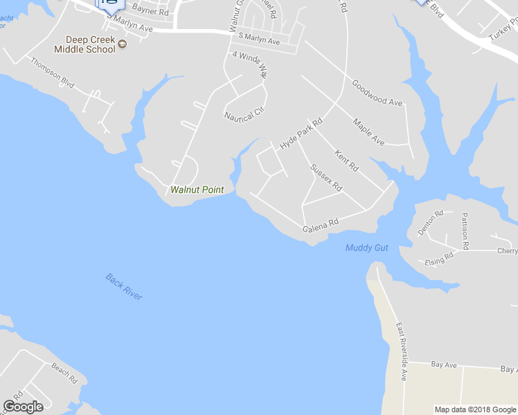 map of restaurants, bars, coffee shops, grocery stores, and more near 1418 Galena Road in Essex
