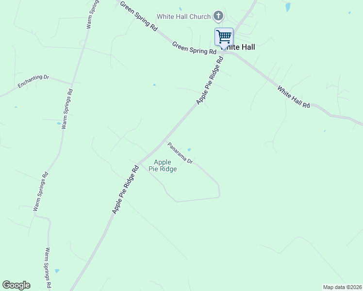 map of restaurants, bars, coffee shops, grocery stores, and more near 139 Panarama Drive in Winchester