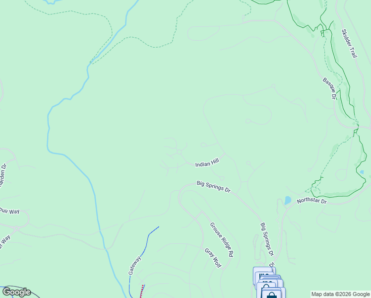 map of restaurants, bars, coffee shops, grocery stores, and more near 1336 Indian Hills in Truckee