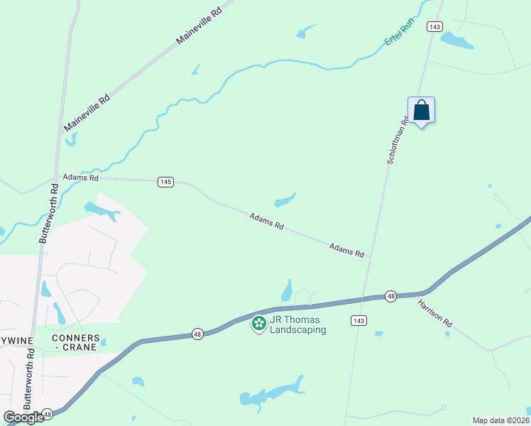 map of restaurants, bars, coffee shops, grocery stores, and more near 450 Adams Road in Loveland