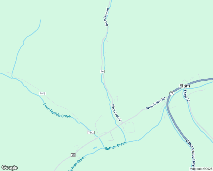 map of restaurants, bars, coffee shops, grocery stores, and more near 338 Birch Root Road in Rowlesburg