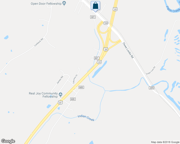 map of restaurants, bars, coffee shops, grocery stores, and more near 7804 U.S. 23 in Chillicothe