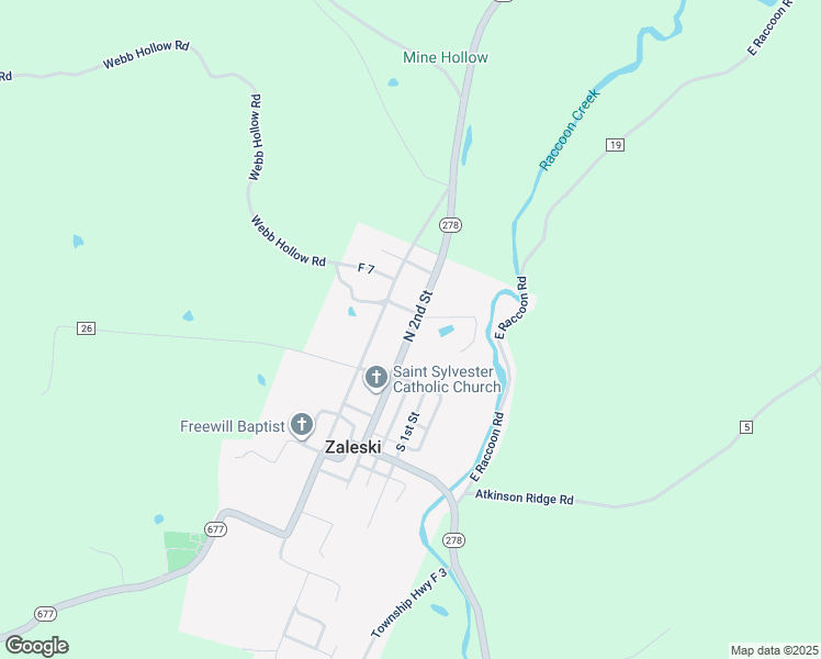 map of restaurants, bars, coffee shops, grocery stores, and more near in Zaleski