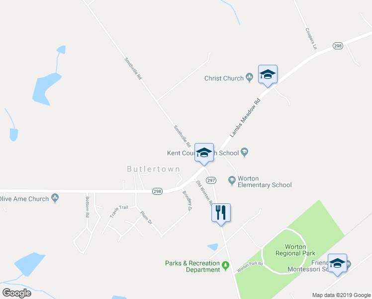 map of restaurants, bars, coffee shops, grocery stores, and more near 25151 Smithville Rd in Kent