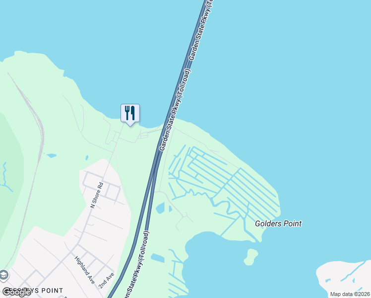 map of restaurants, bars, coffee shops, grocery stores, and more near 110 Harbor Road in Marmora