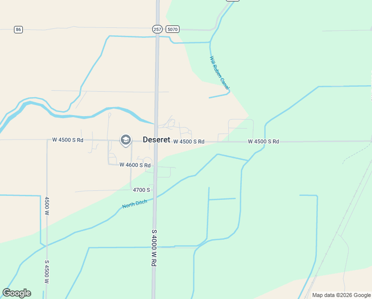 map of restaurants, bars, coffee shops, grocery stores, and more near 3845 West 4500 South in Delta