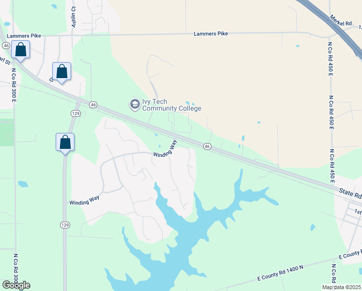 map of restaurants, bars, coffee shops, grocery stores, and more near 23 Oakmont Place in Batesville