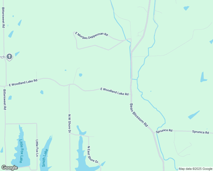 map of restaurants, bars, coffee shops, grocery stores, and more near 2318 East Woodland Lake Road in Morgantown