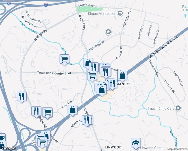 8480 Baltimore National Pike, Ellicott City MD Walk Score