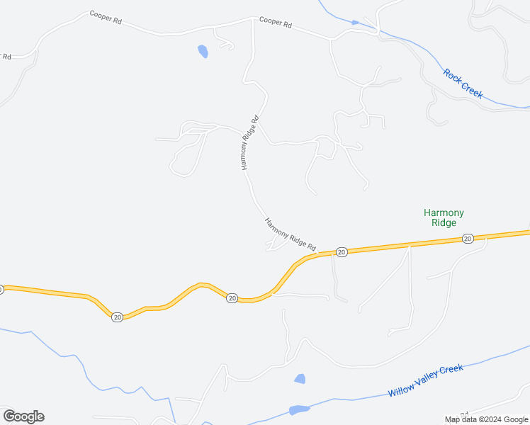 map of restaurants, bars, coffee shops, grocery stores, and more near 10211 Harmony Ridge Road in Nevada City