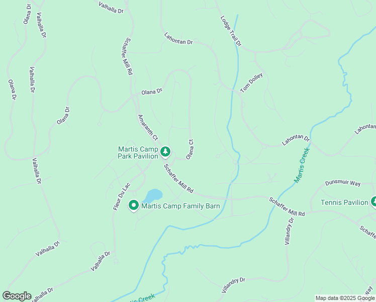 map of restaurants, bars, coffee shops, grocery stores, and more near 8215 Olana Drive in Truckee