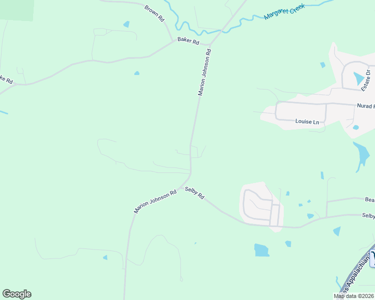 map of restaurants, bars, coffee shops, grocery stores, and more near 5995 Marion Johnson Road in Athens