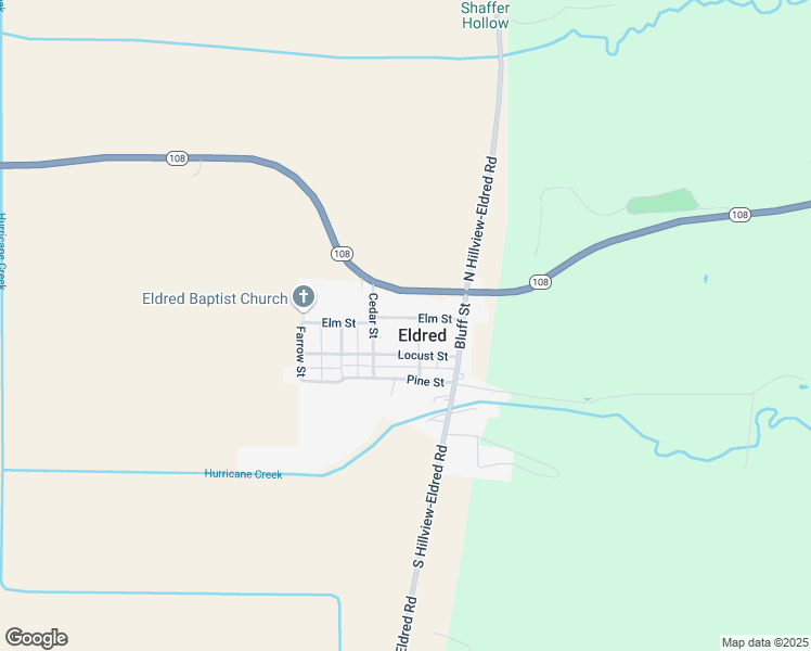 map of restaurants, bars, coffee shops, grocery stores, and more near 221 Elm Street in Eldred