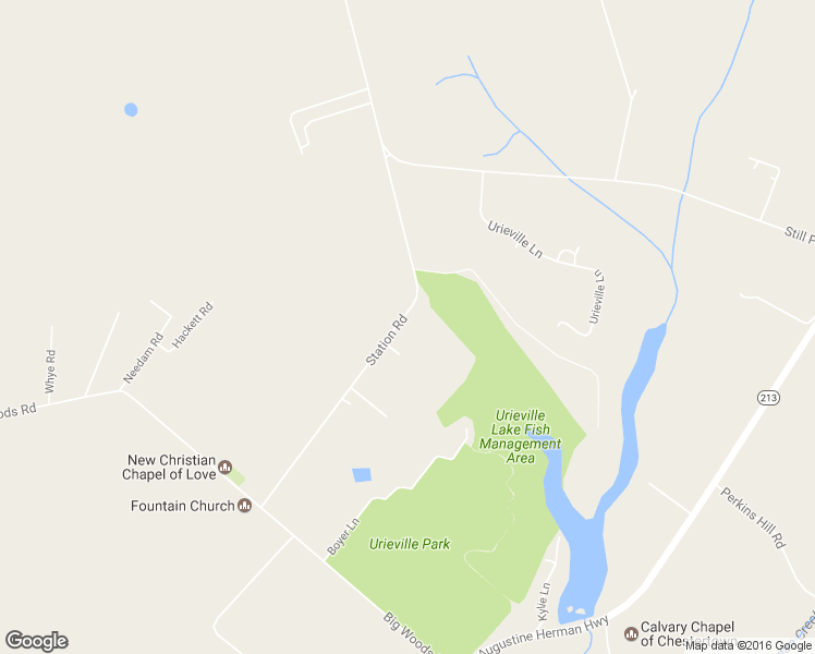 map of restaurants, bars, coffee shops, grocery stores, and more near 11325 Station Road in Worton